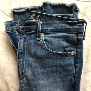 A&F High Rise Skinny Jeans